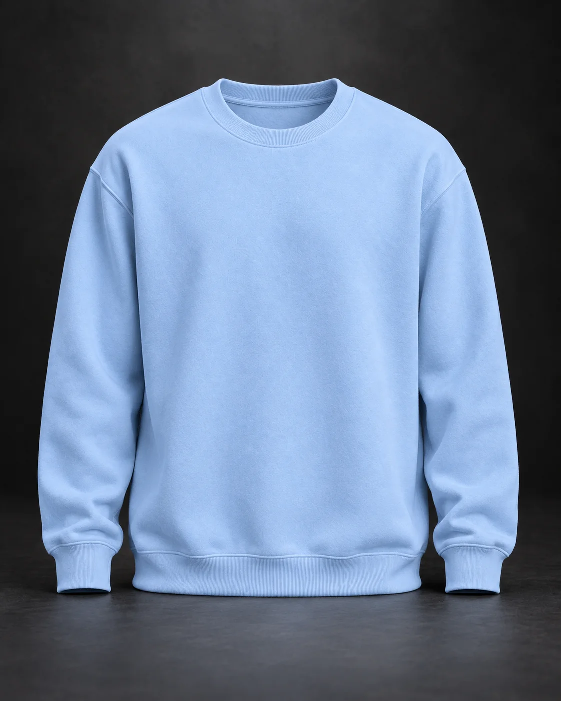 Essential Form Buz Mavisi Basic Sweatshir