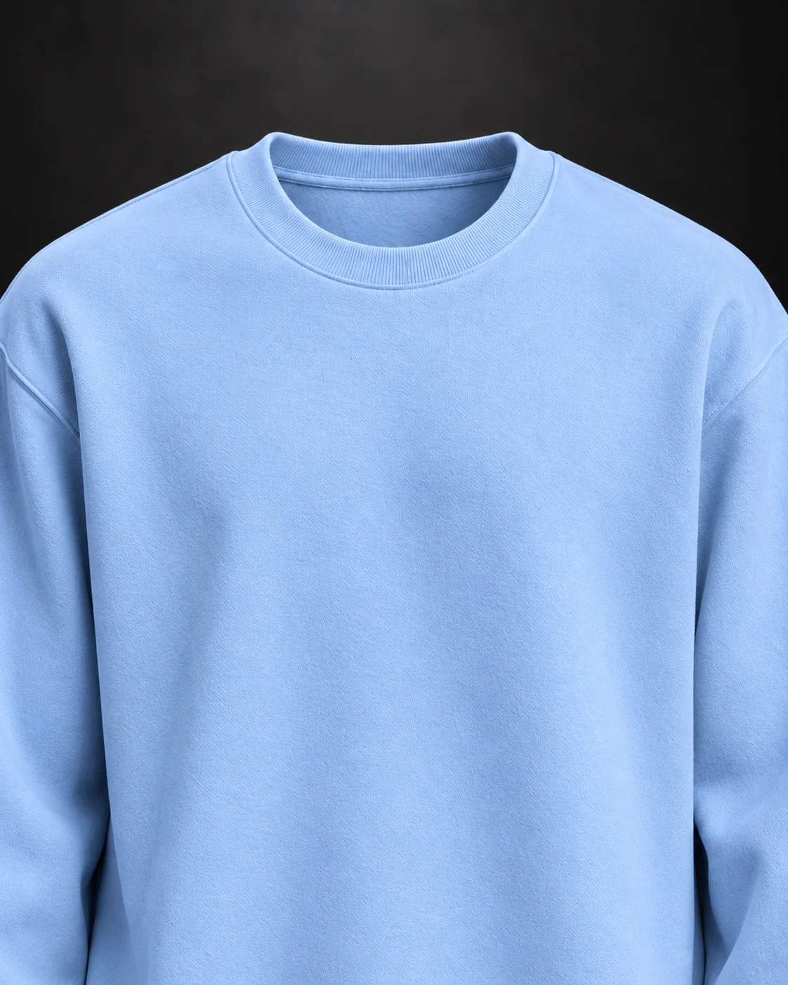 Essential Form Buz Mavisi Basic Sweatshir