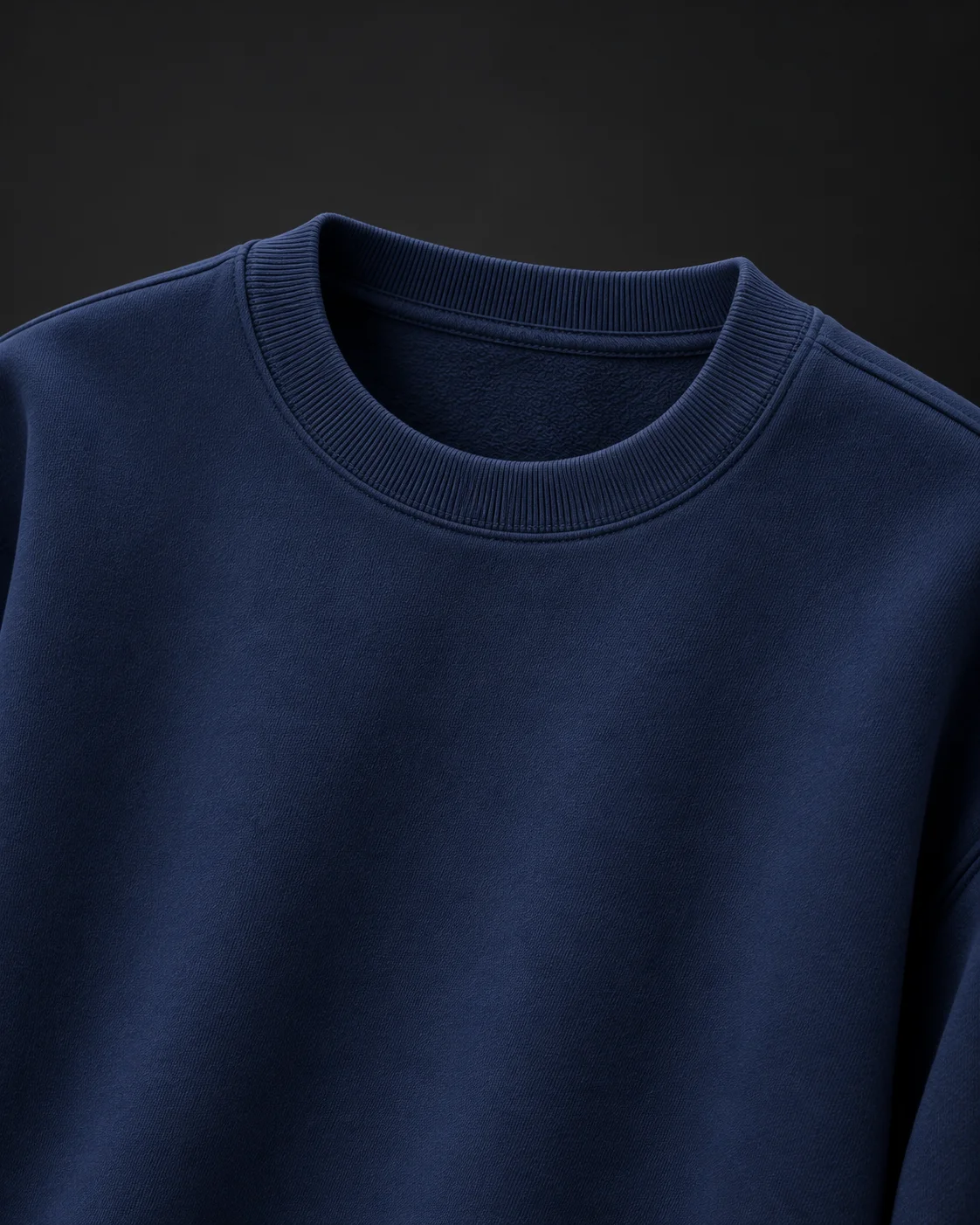 Essential Form Lacivert Basic Sweatshirt