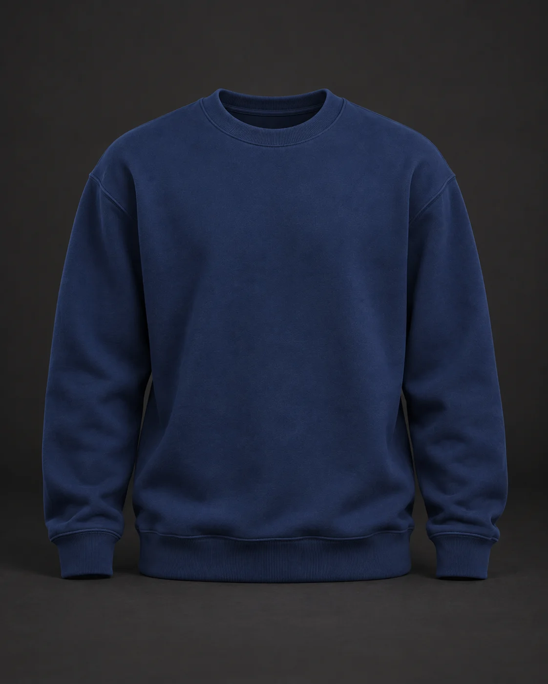 Essential Form Lacivert Basic Sweatshirt