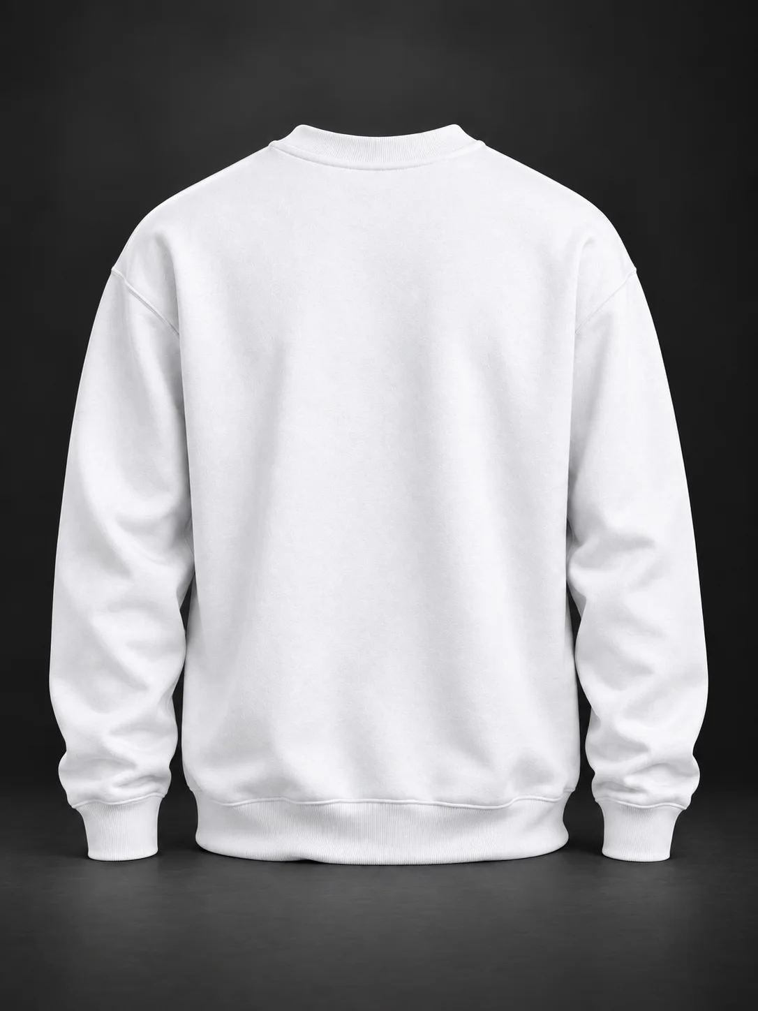 Essential Form Beyaz Basic Sweatshirt