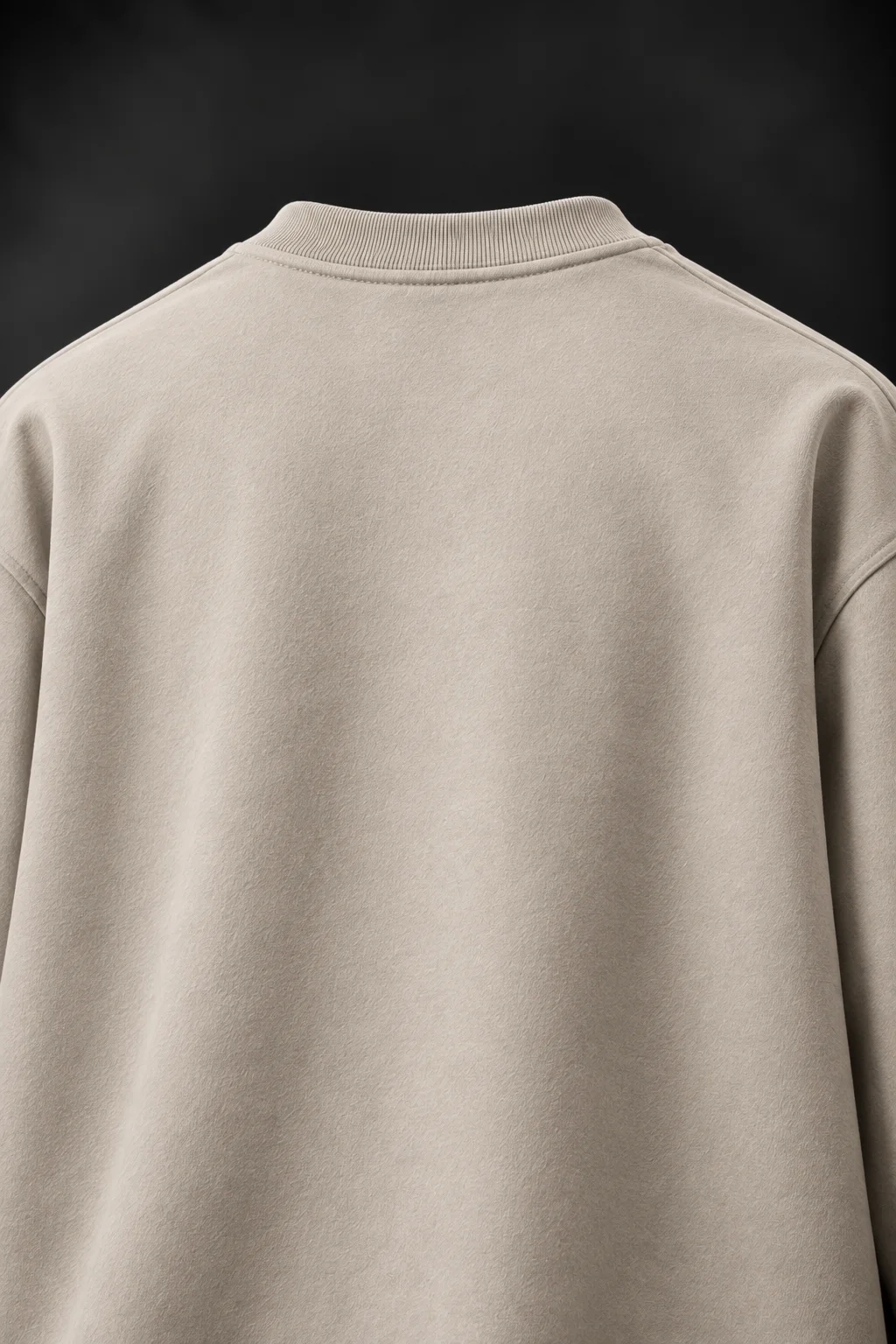 Essential Form Krem Basic Sweatshirt