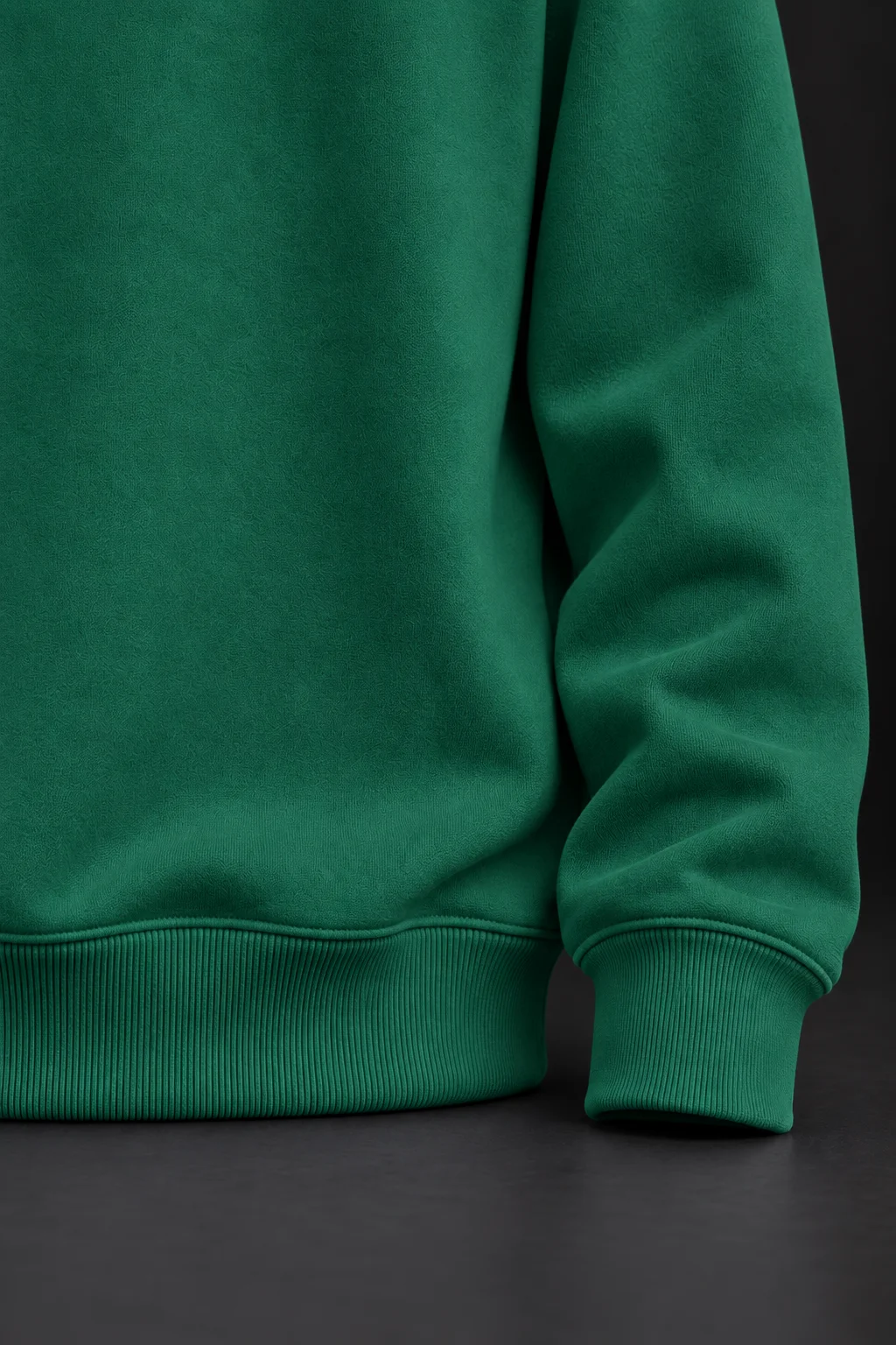 Essential Form Koyu Yeşil Basic Sweatshirt
