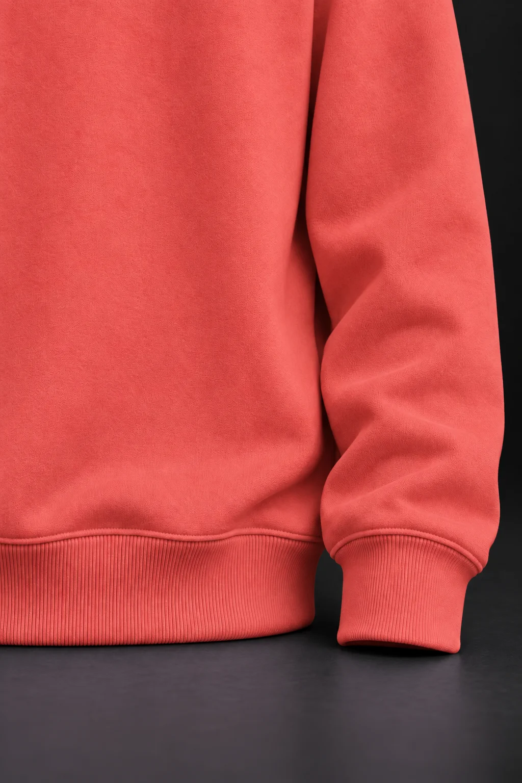 Essential Form Kırmızı Basic Sweatshirt