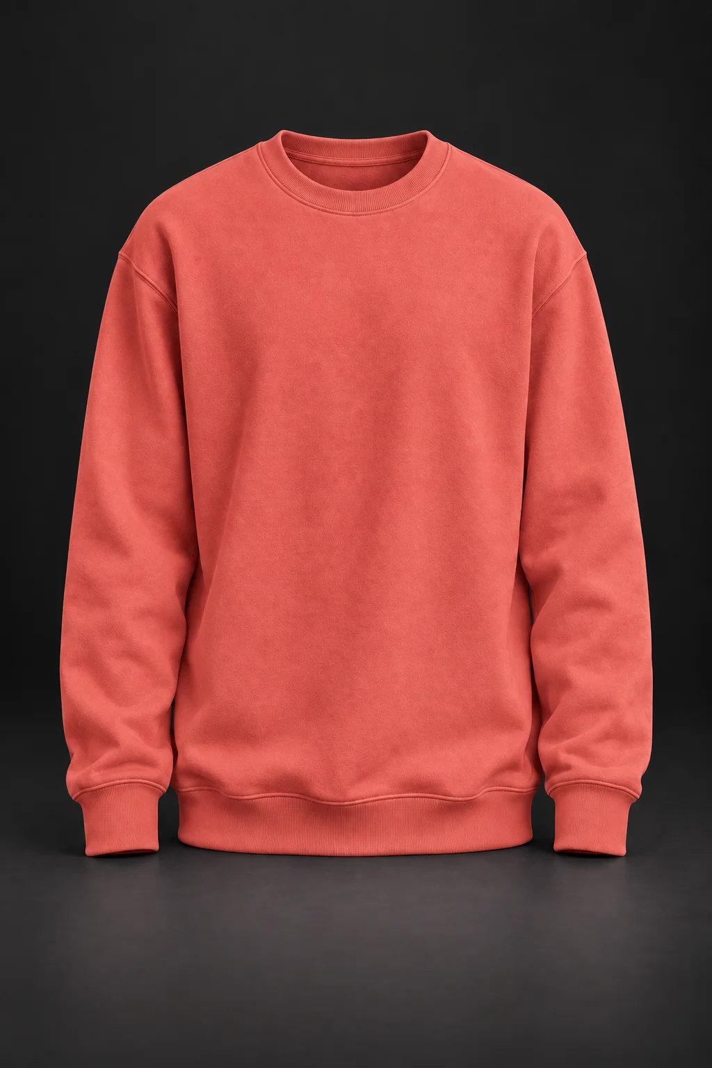 Essential Form Kırmızı Basic Sweatshirt