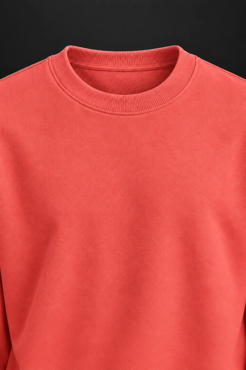 Essential Form Kırmızı Basic Sweatshirt