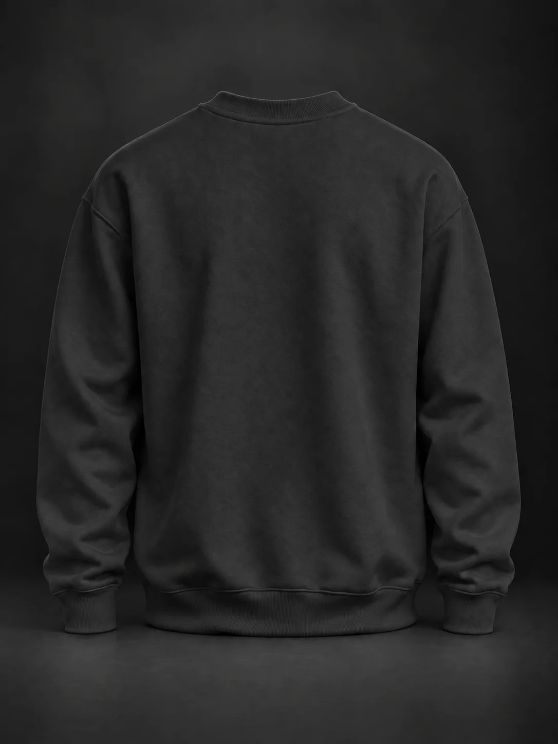 Essential Form Siyah Basic Sweatshirt