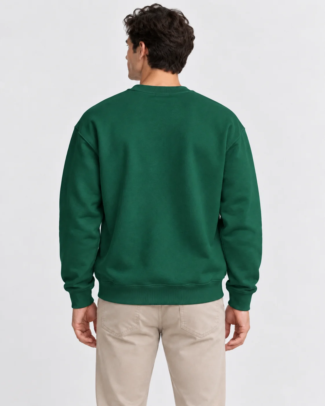Essential Form Koyu Yeşil Basic Sweatshirt