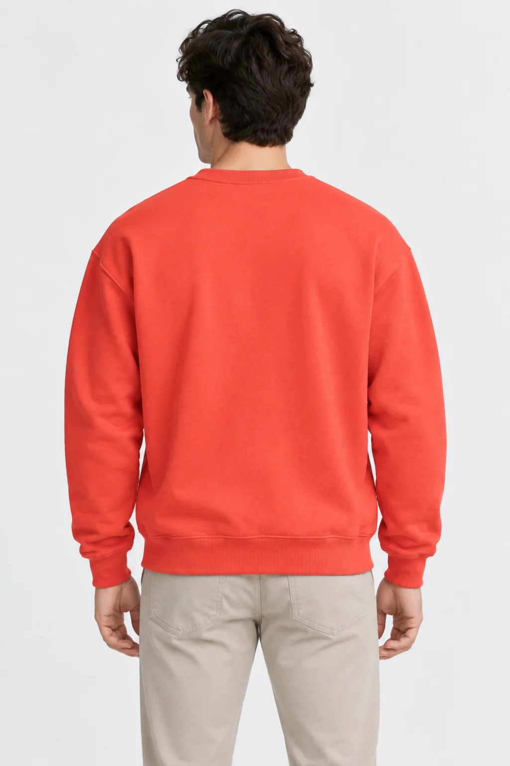 Essential Form Kırmızı Basic Sweatshirt