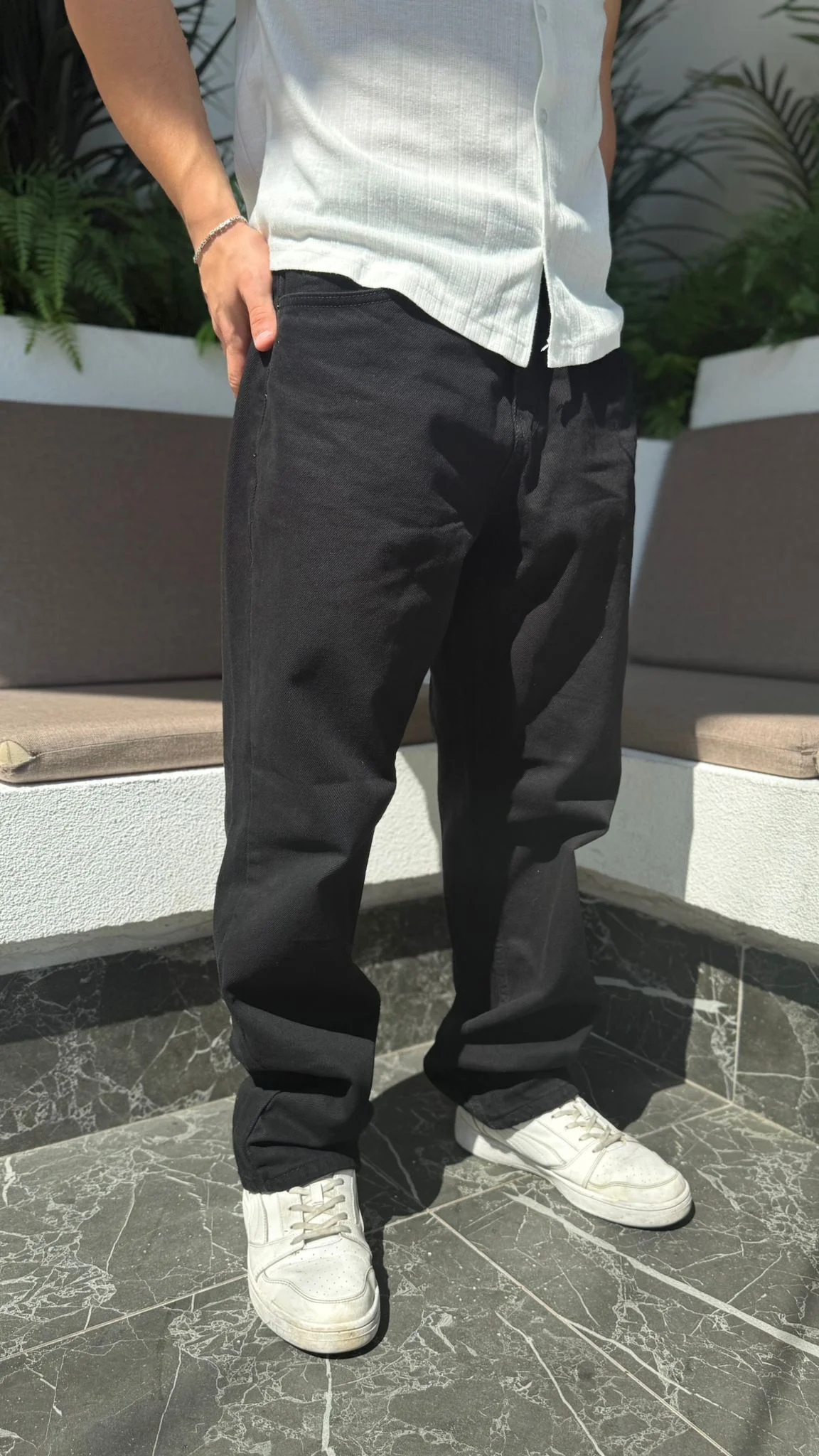 Siyah Baggy Jeans