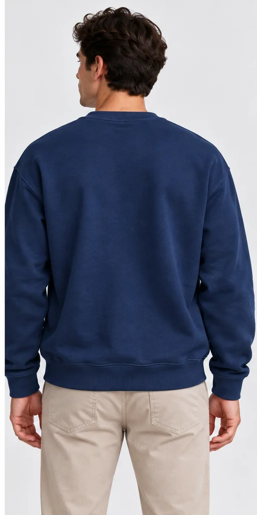 Essential Form Lacivert Basic Sweatshirt