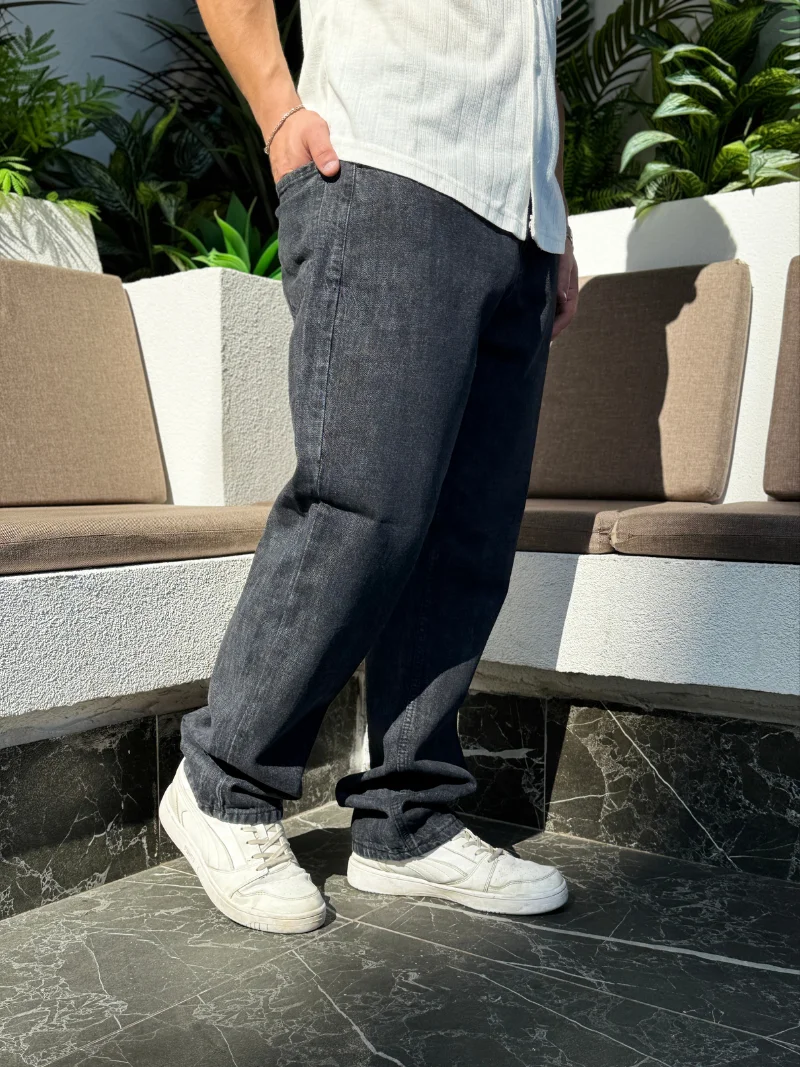 Antrasit Baggy Jeans